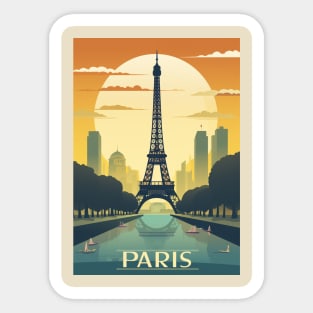 Paris, France Sticker